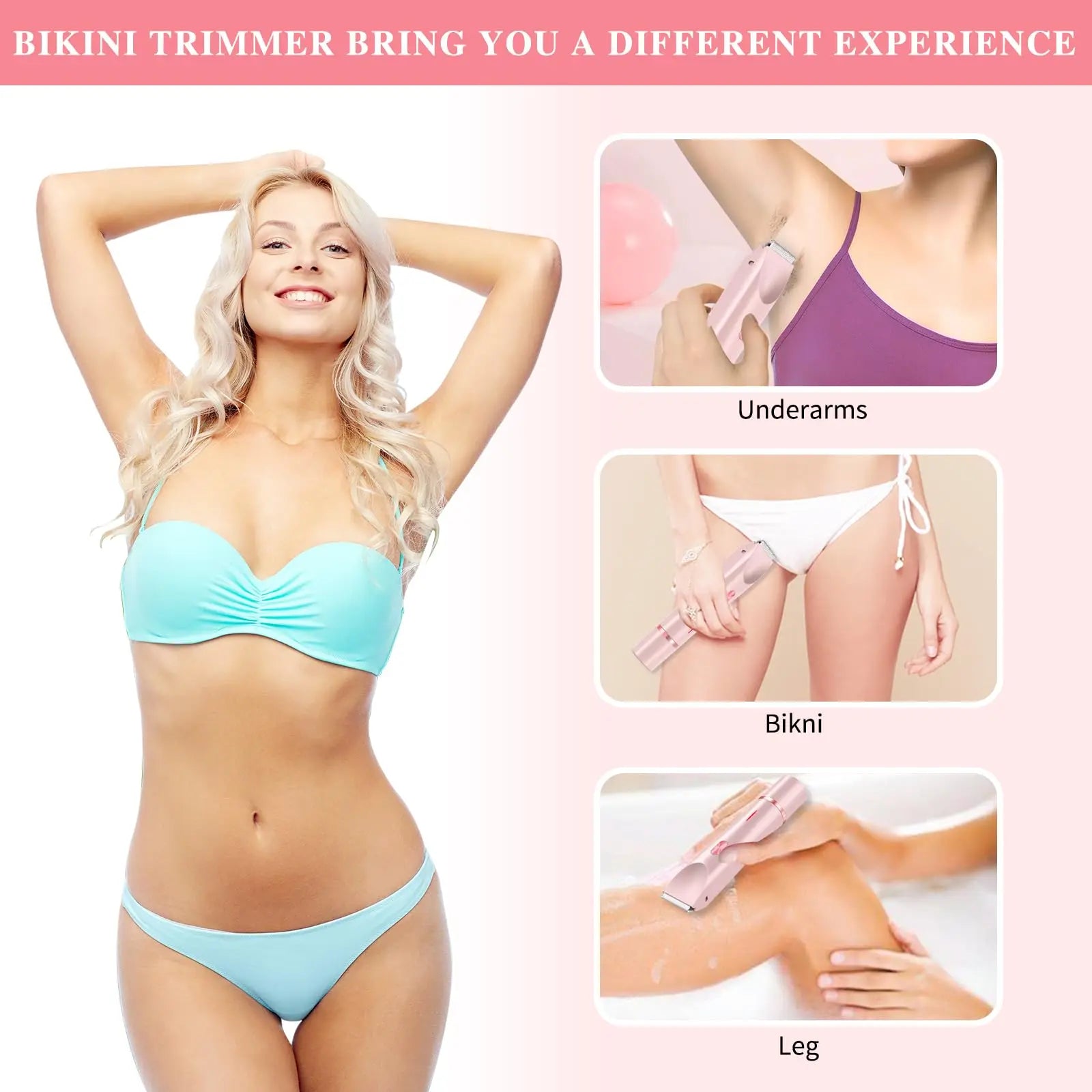 2-in-1 women’s electric razor
