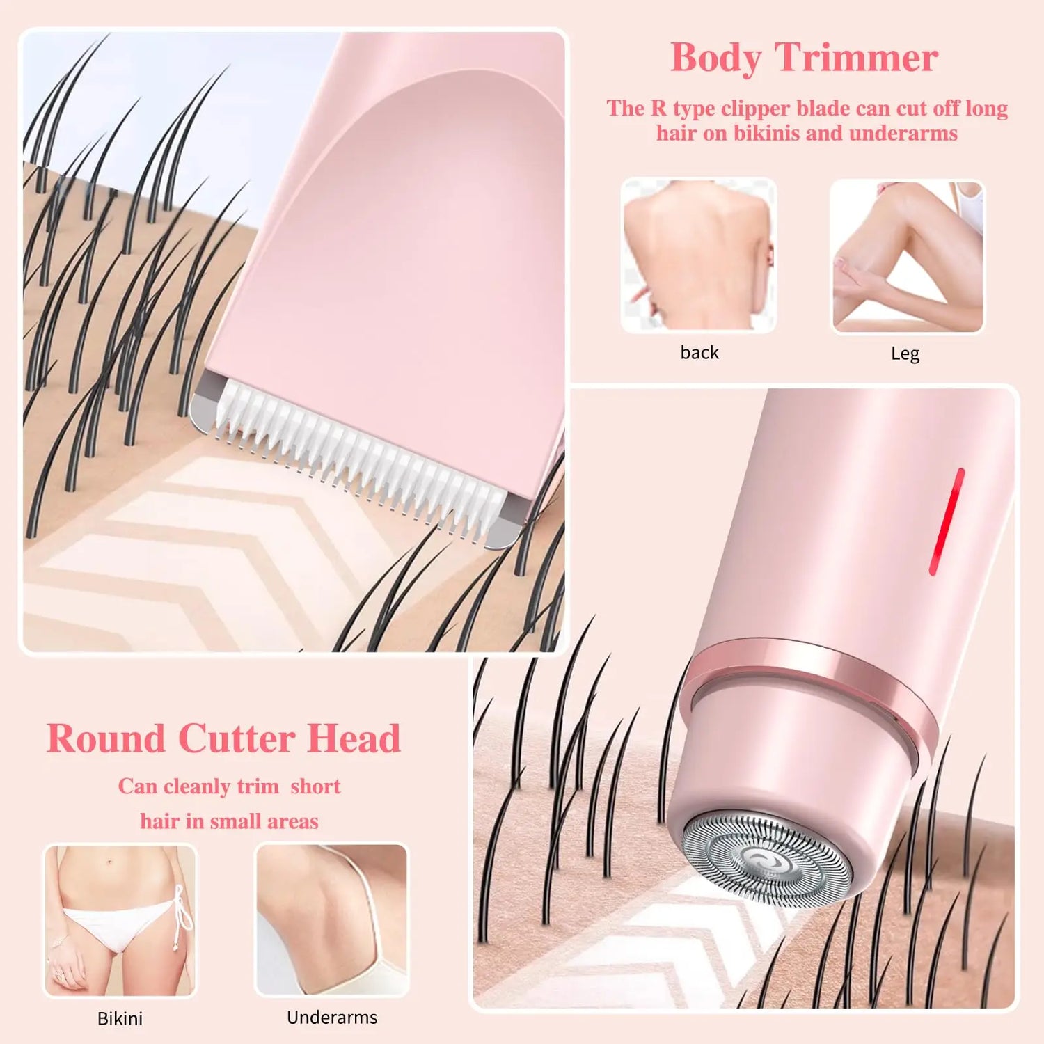  2-in-1 women’s electric razor